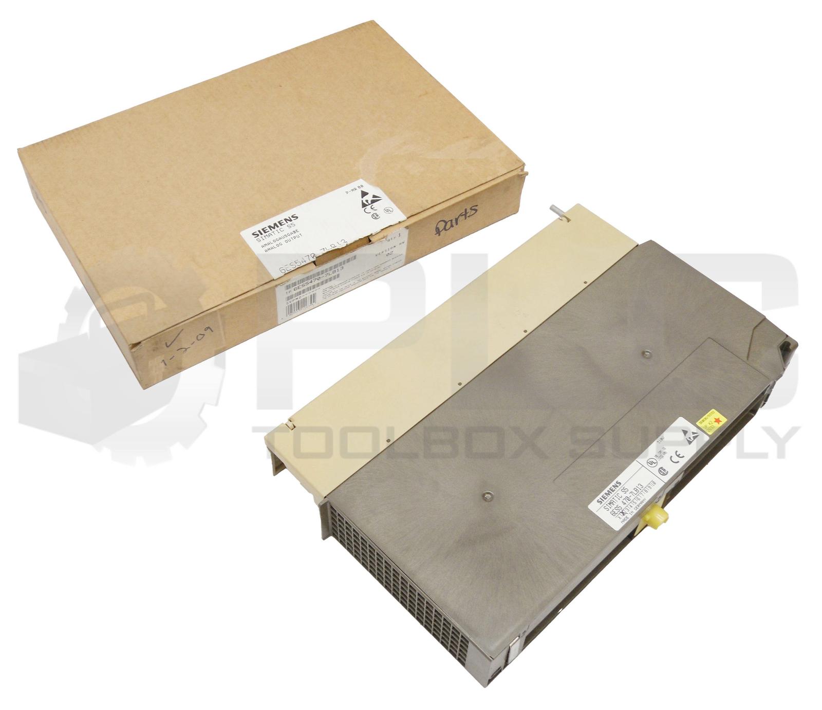 6ES5 470-7LB13 Analogique Output Module Simatic S5 Version Pour Pièces