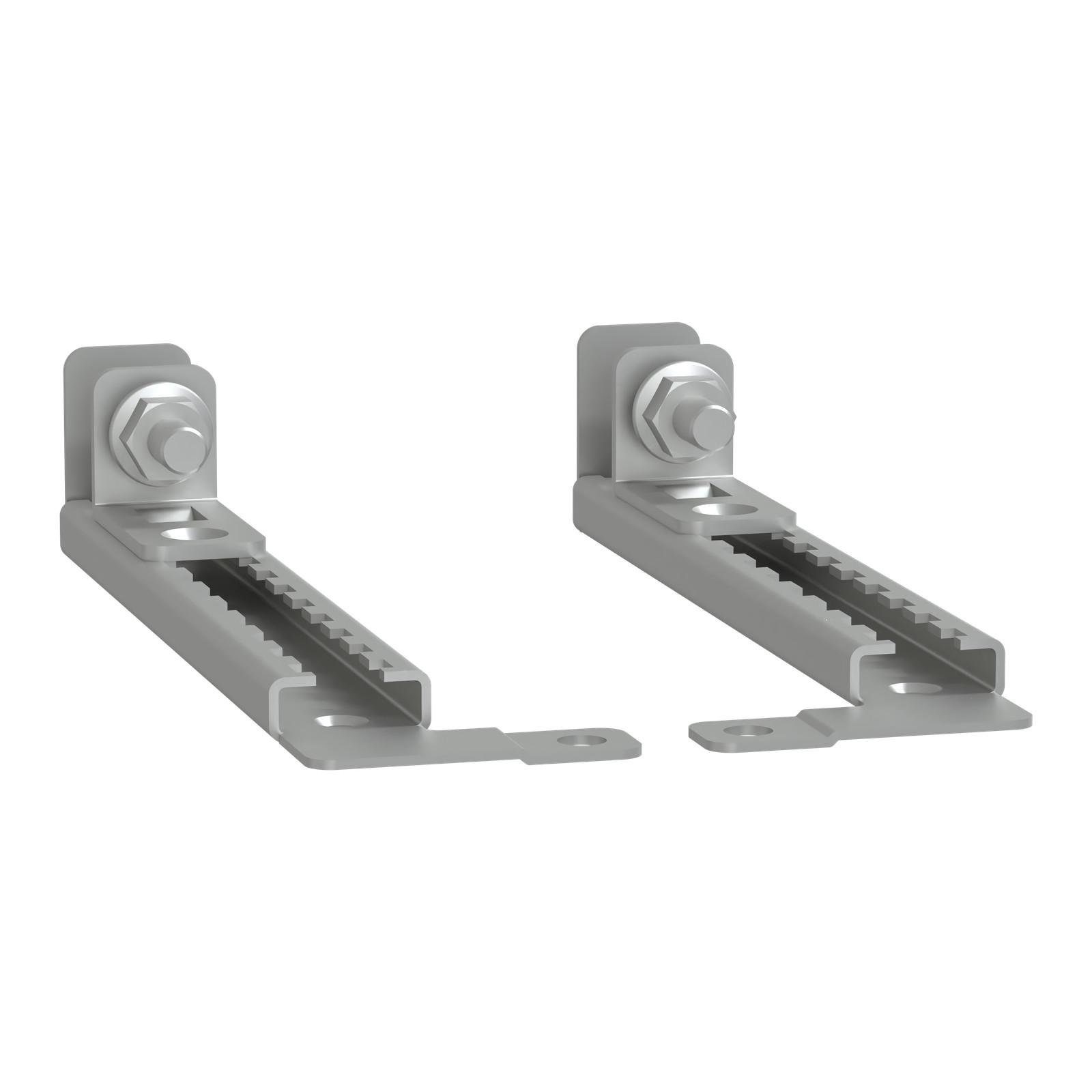 set of 4 step slides with brackets for adjustment of m.plate in PLM 64