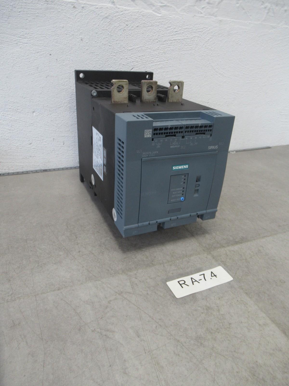 3RW50 480V 315A 24V spring analog