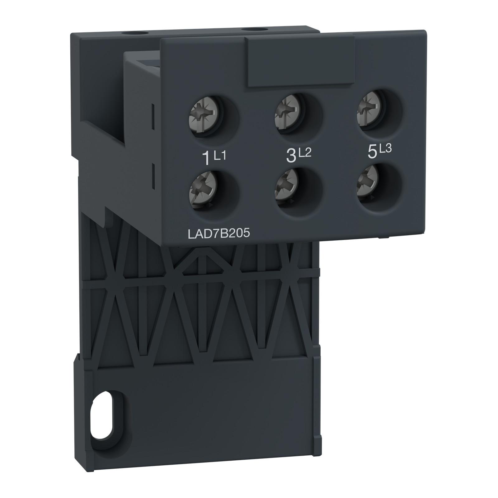 Adapter terminal block, TeSys Deca, for separate mounting of LRD04L-D32L LR3D04L-D32L LR9D01-D32