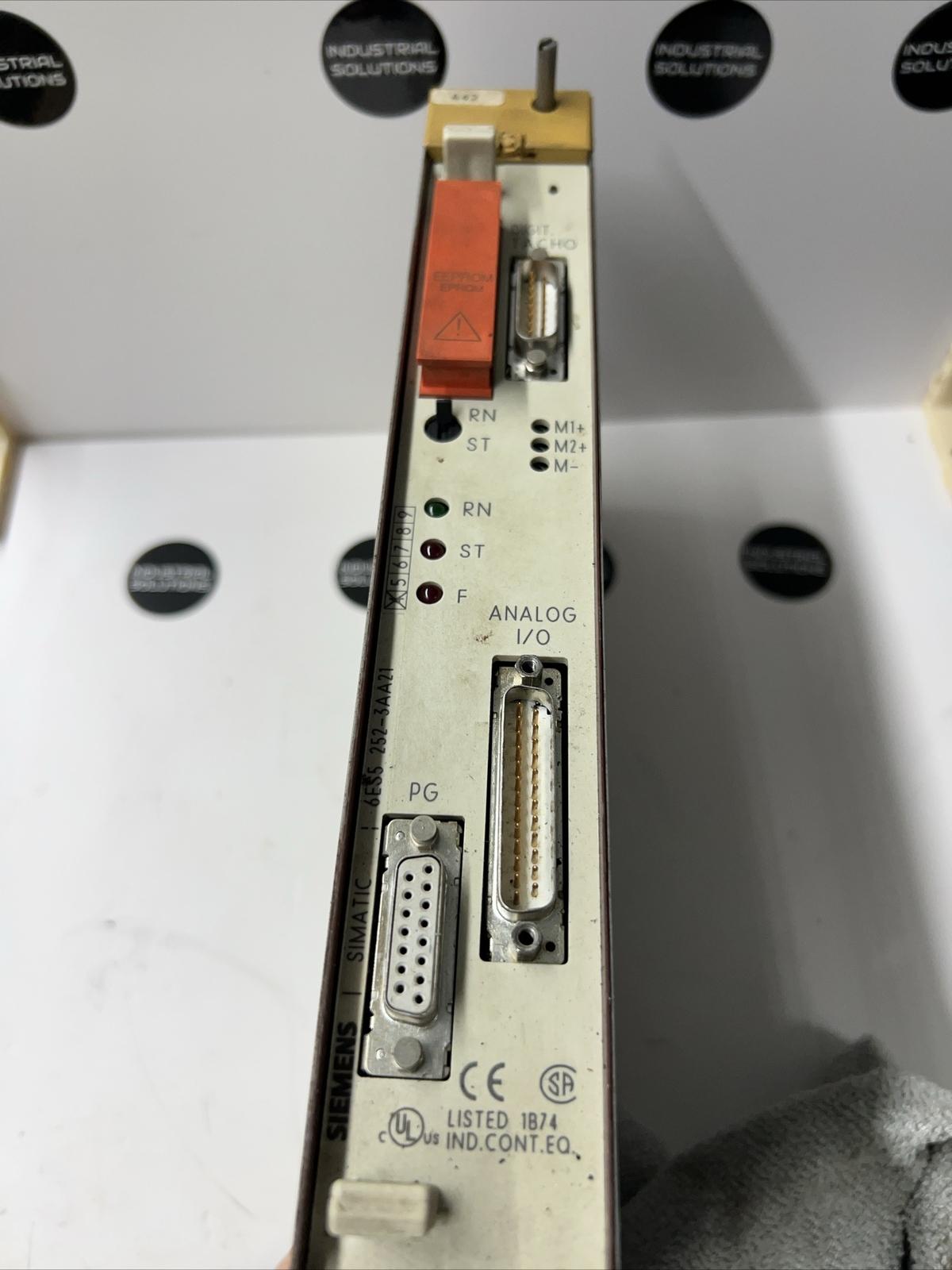 6ES5 252-3AA21 Simatic Analog I/O Closed Loop Control Module