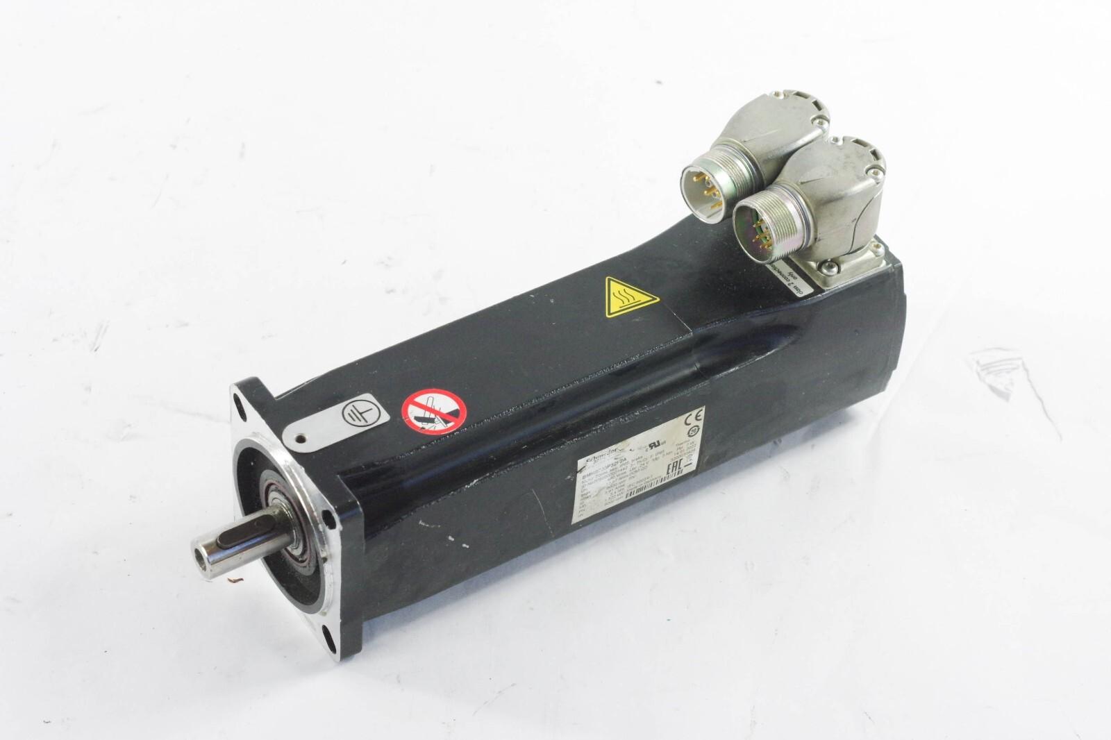 servo motor BMH, Lexium 32, 3.4Nm, 8000rpm, keyed shaft, with brake, IP65, IP67, 128 multiturn encoder, 3 phases