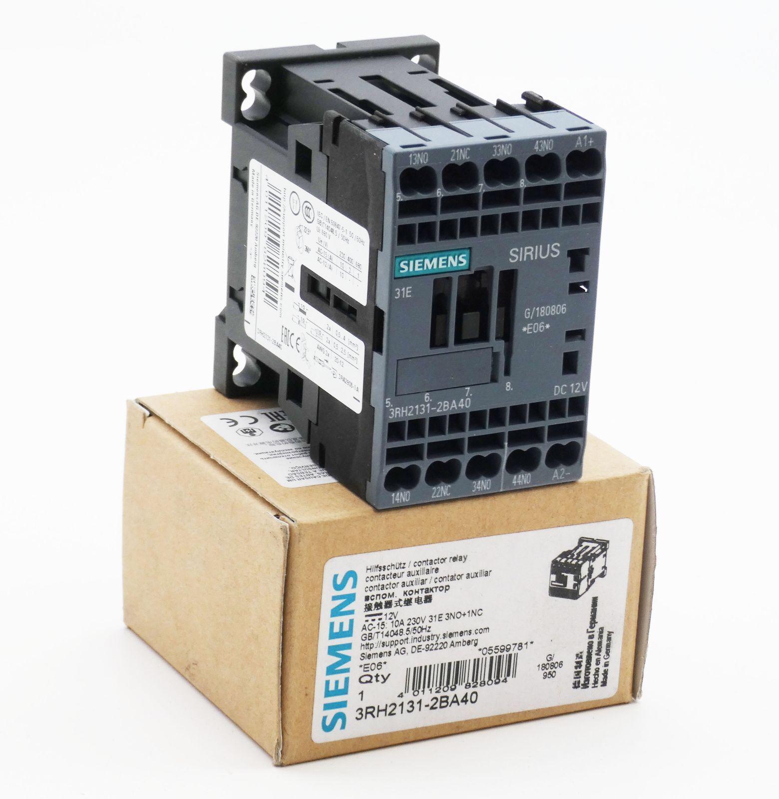 CONTACTOR RELAY 3NO+1NC DC 12V SPRING