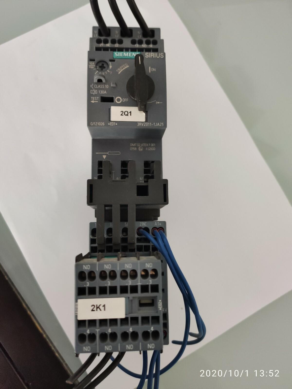 MSP S00 7-10A AUX 1NO 1NC SPRING