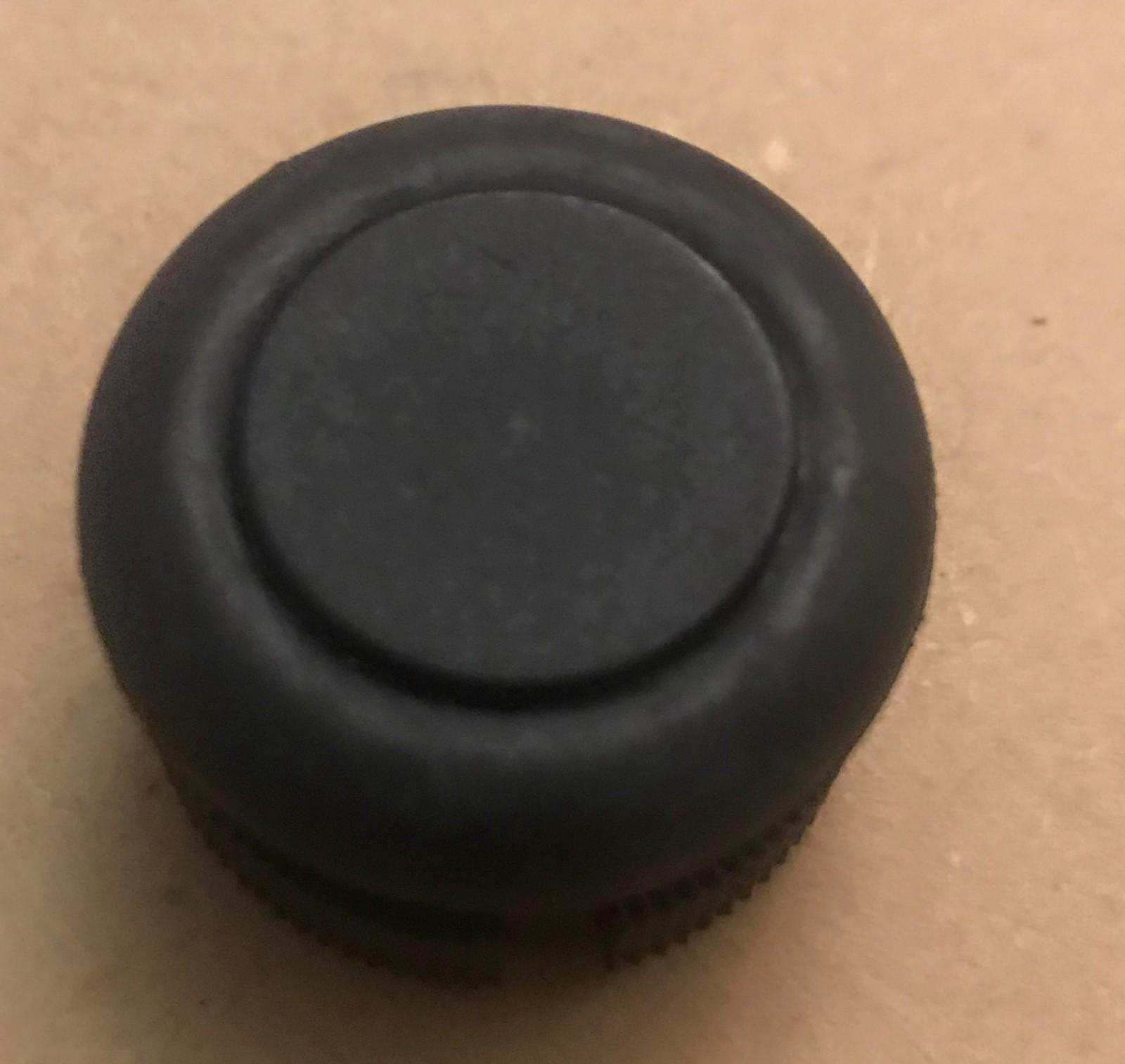 Harmony, round head for push button, spring return, black, booted