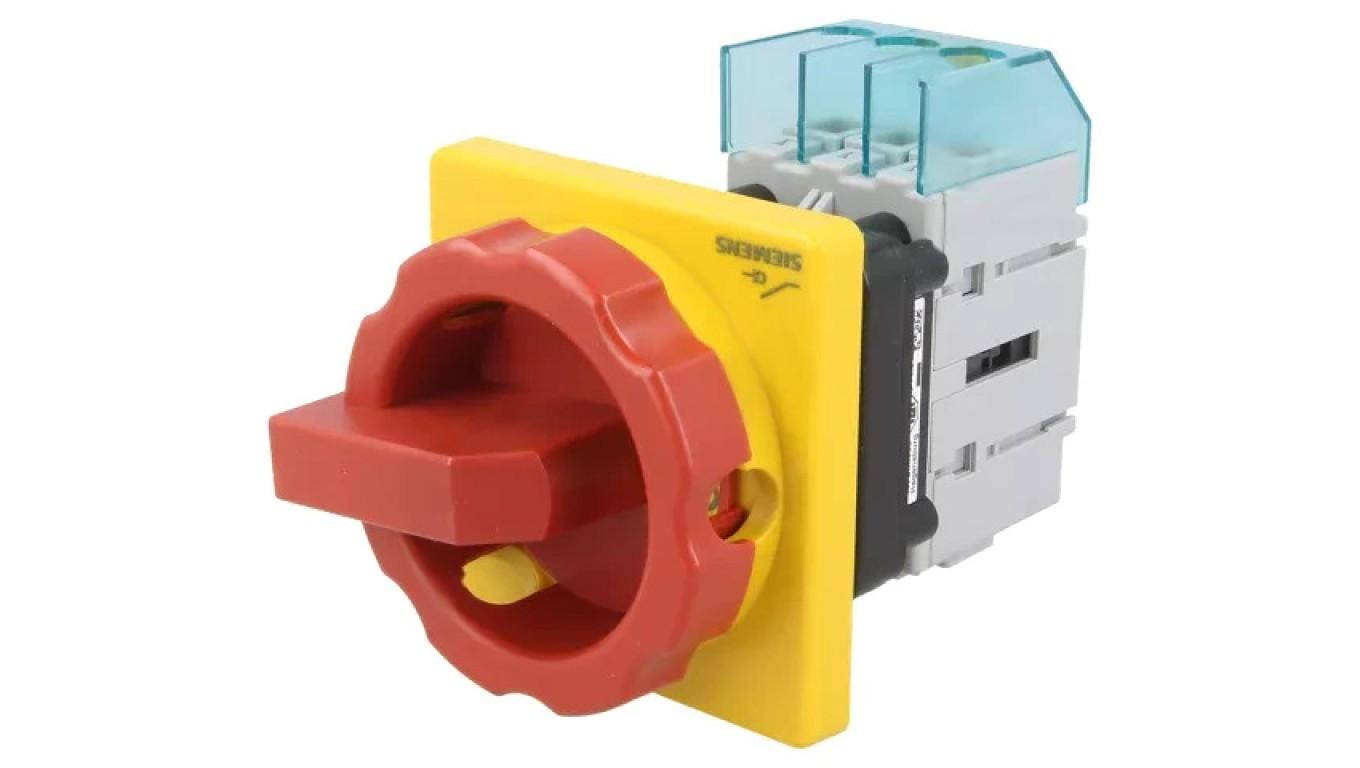 Main switch 3-pole Rated