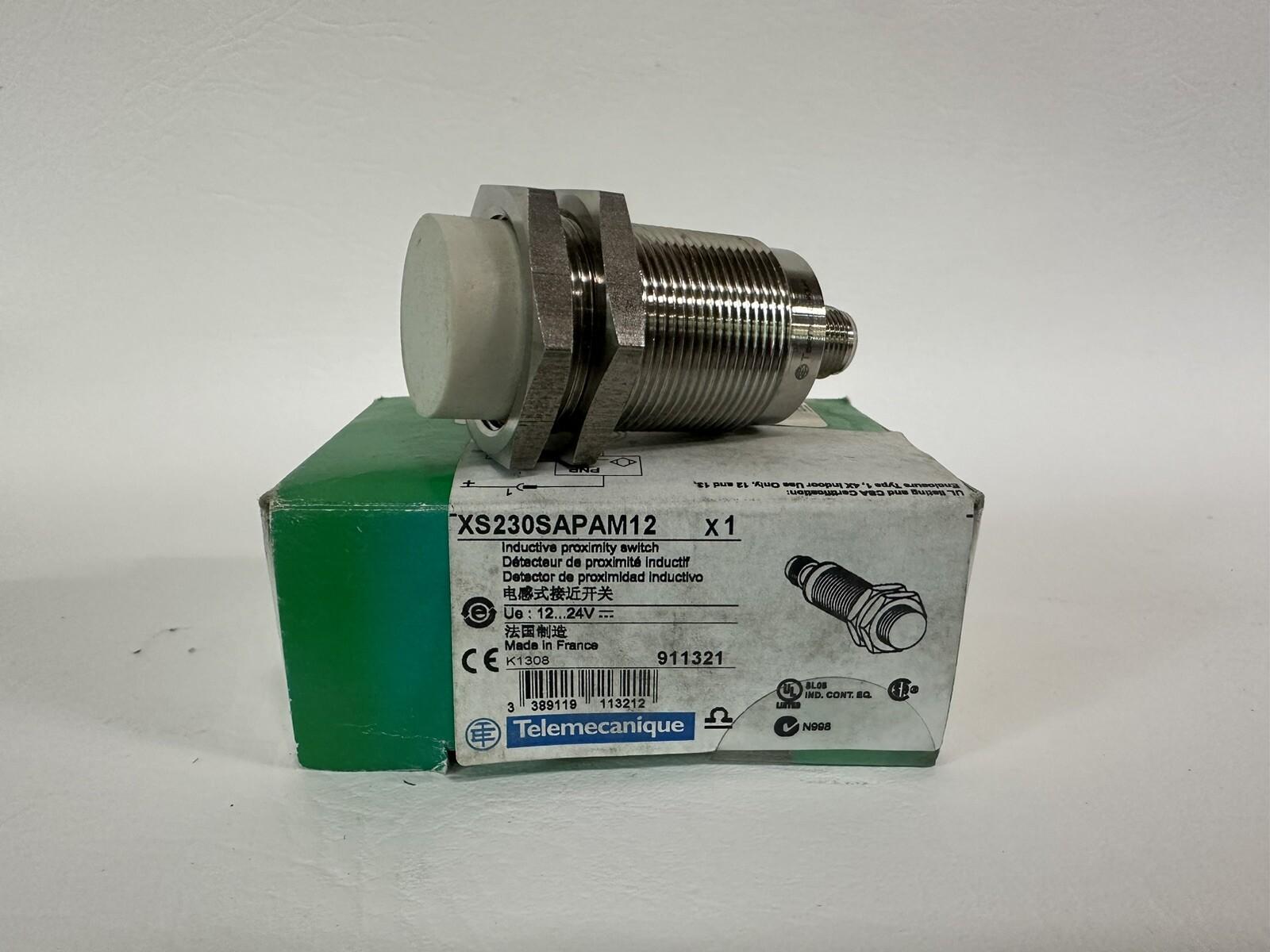 Inductive proximity sensors XS, inductive sensor XS2 M30, L70mm, stainless, Sn22mm, 12...24 VDC, M12