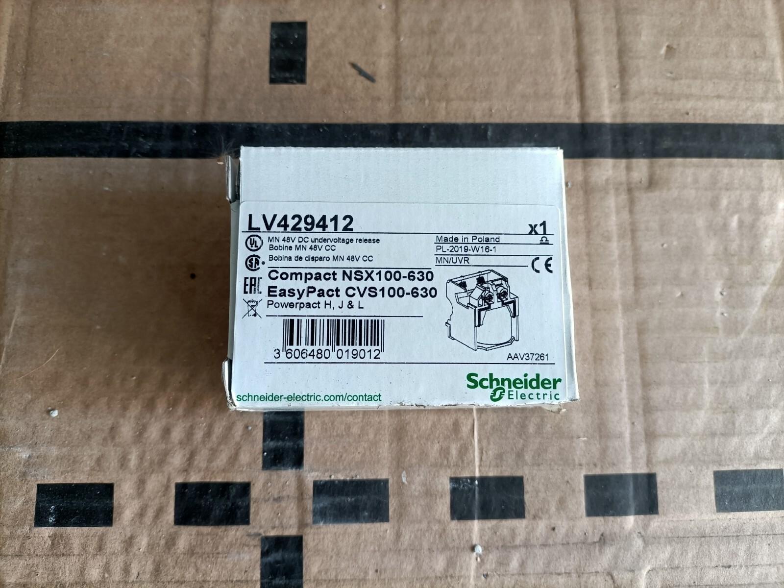 Undervoltage release MN, ComPacT NSX, rated voltage 48VDC, screwless spring terminal connections