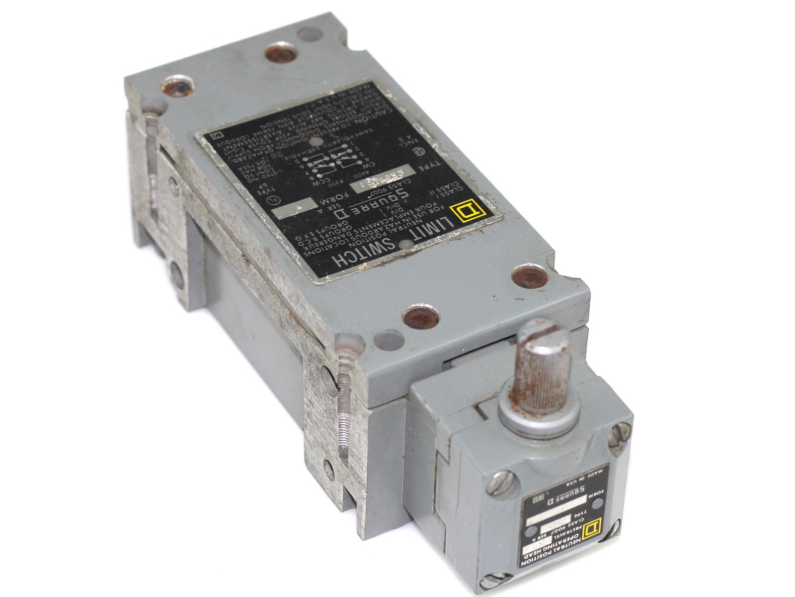 Limit switch, 9007, 600 V 10amp c +options