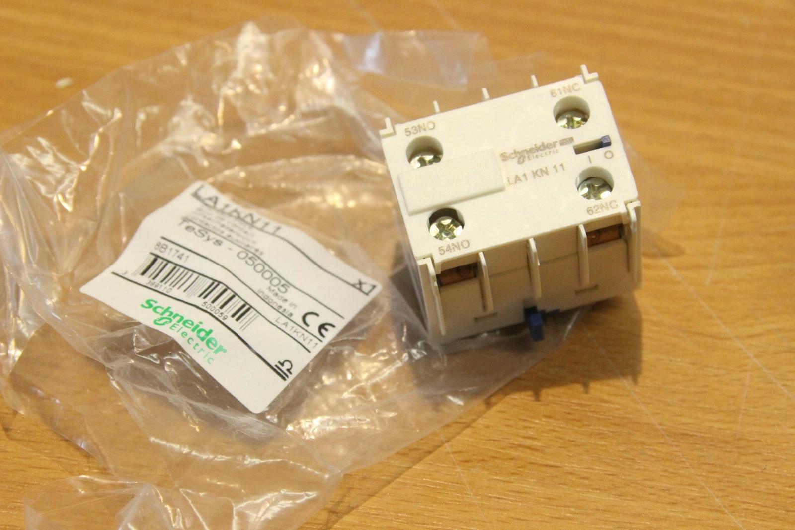 Auxiliary contact block, TeSys K, 1NO+1NC, front mounting, screw clamp terminals
