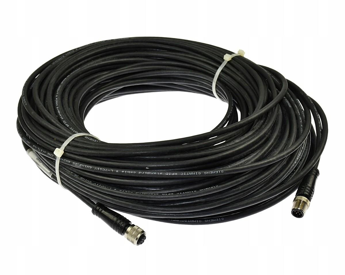 RF300/600, 8-pole M12 to M12, plug-in or