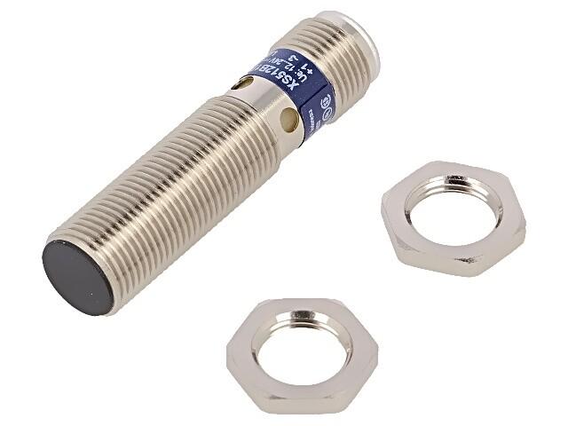 Inductive proximity sensors XS, inductive sensor XS5 M12, L50mm, brass, Sn2mm, 12...24 VDC, M12