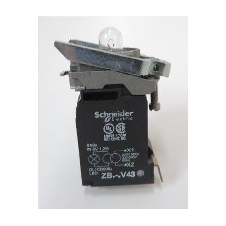 Harmony corps de voyant incolore lampe ba9s 230 ZB4BV43
