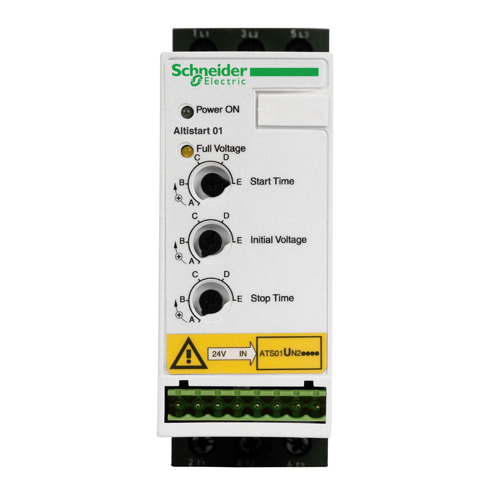 soft starter for asynchronous motor, Altistart U01, TeSys U, ATSU01, 9A, 200 to 480V, 1.5 to 4kW