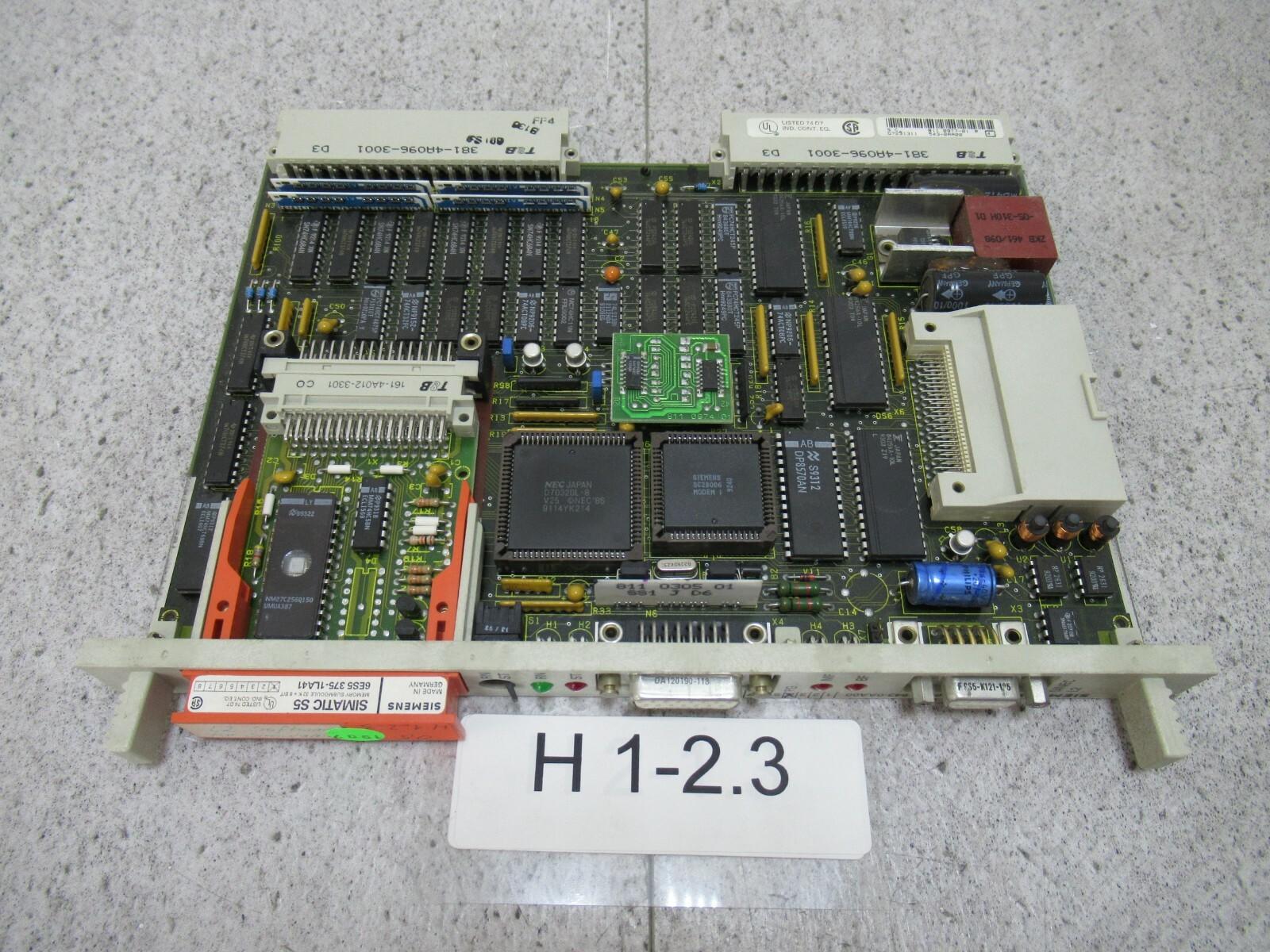 Simatic 6GK1 543-0AA00 E-Stand: Siemens 6ES5 375-1LA41 E-Stand