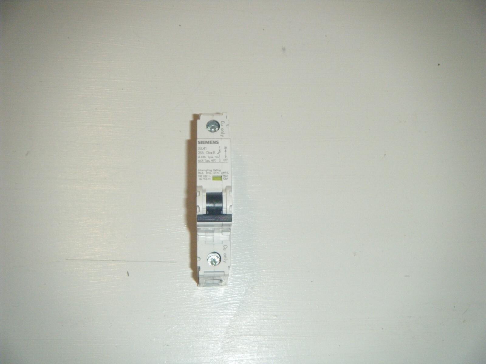 MCB 5SJ4 1P 240V 25A SAME PH 14K B-TRIP