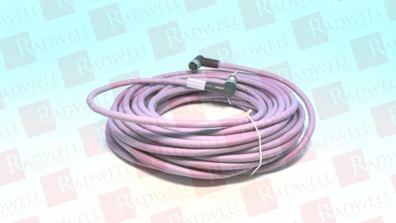 CANopen bus daisy chain cable - angled - M12-A male-female - 15m