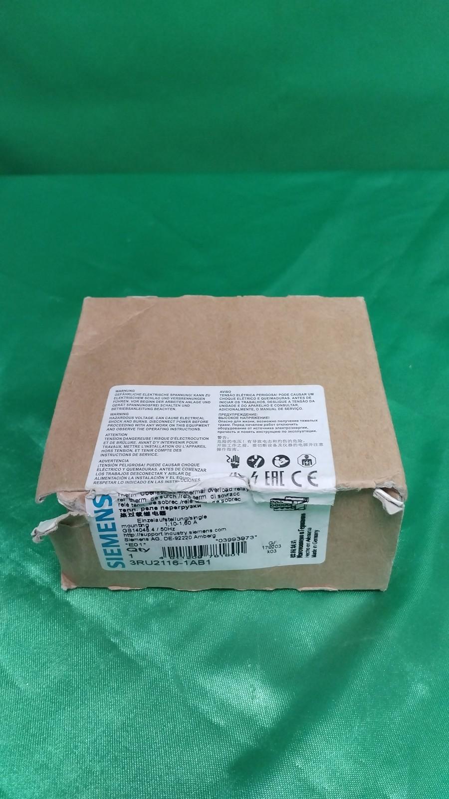 OVERLOAD RELAY CL10 S00 1.1-1.6A SCREW