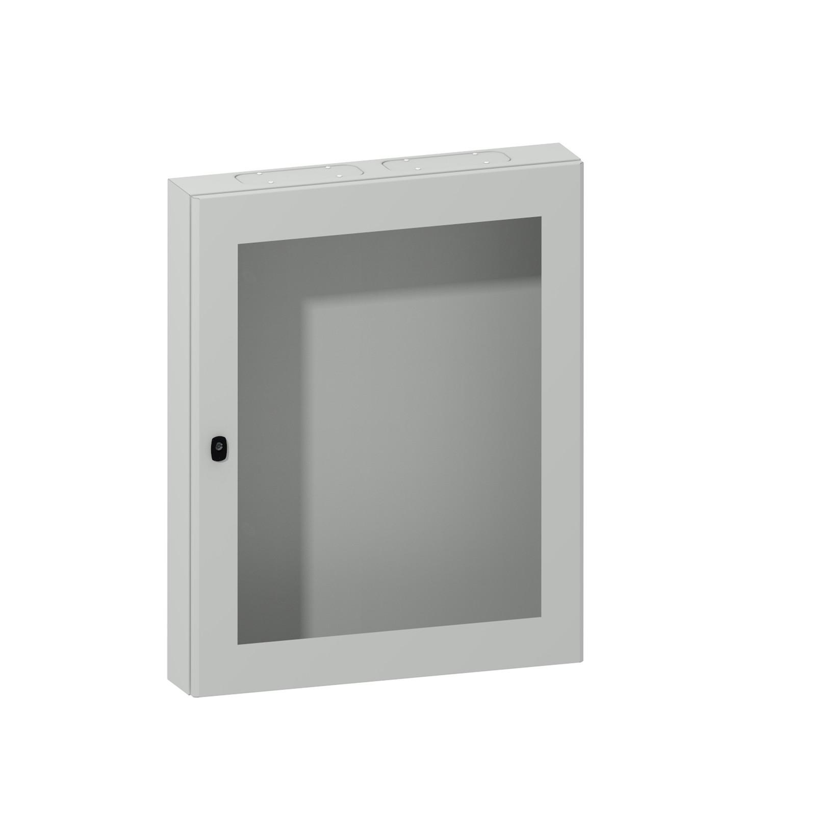Spacial S3DM H1000xW800xD150.IP66 IK10 RAL7035. top and bottom