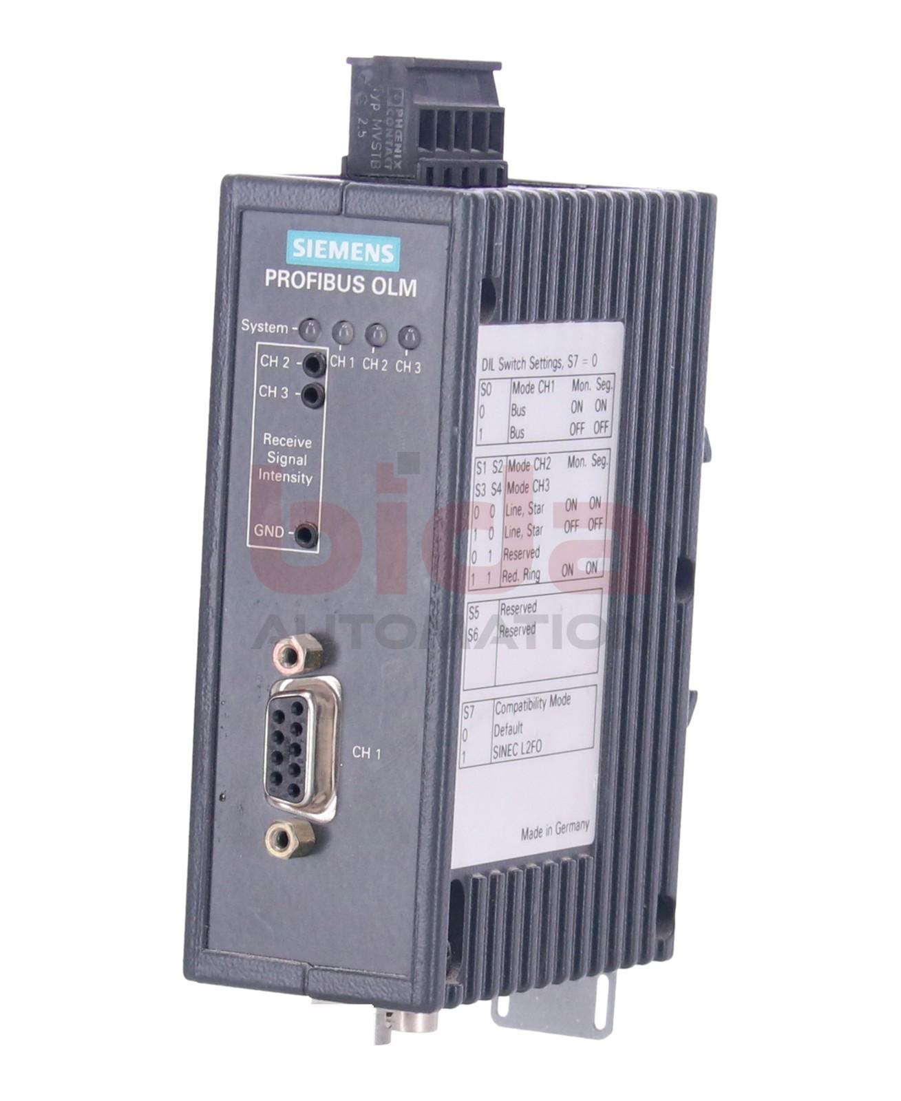 6GK1502-2CB00 6GK1 502-2CB00 SIMATIC NET, PB OLM/G11 V3 OPTICAL VERB