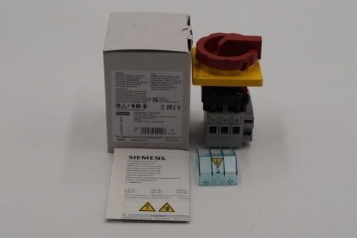 Main switch 3-pole Rated
