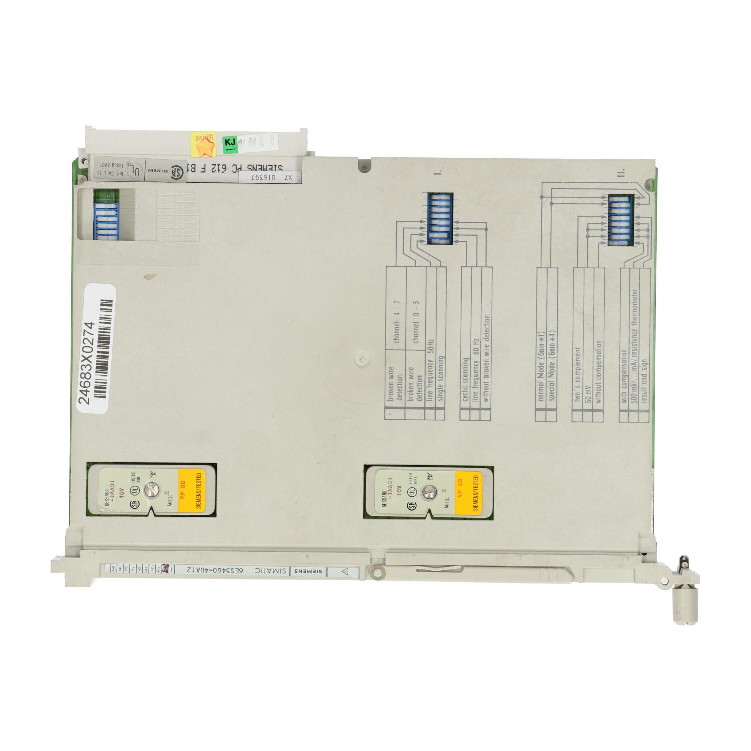 6ES5 460-4UA12 Analog Input Module UMP