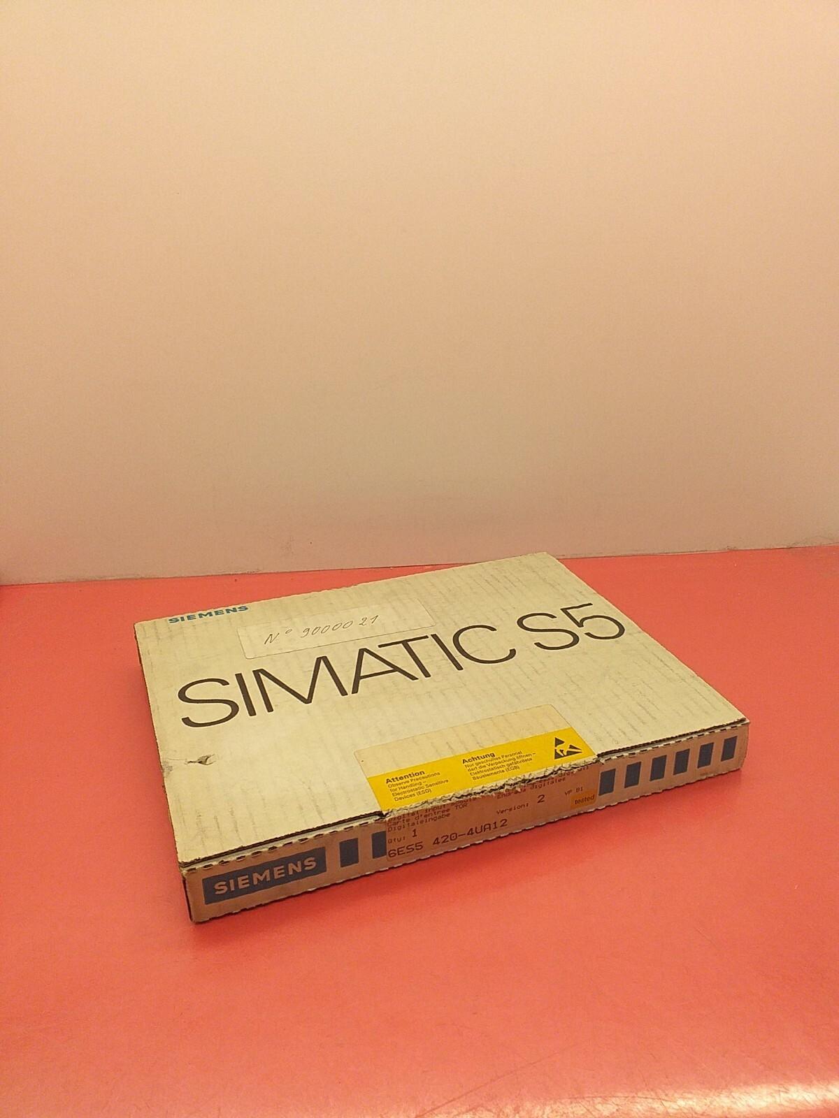 Simatic S5 6ES5 420-4UA12 E-st:02 by siemens
