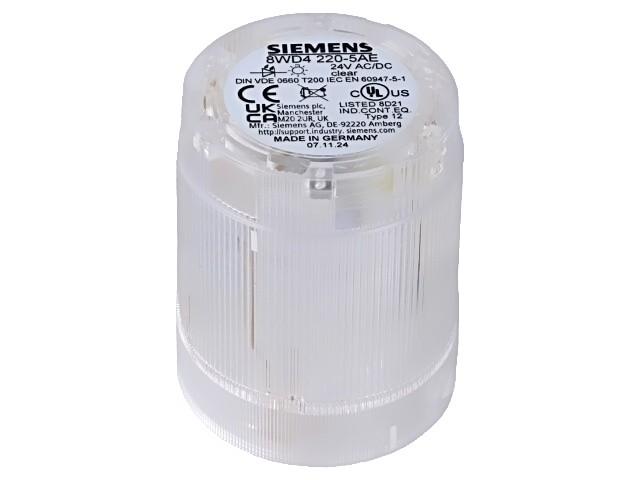 50MM, CLEAR, LED STEADY 24V UC, IP54