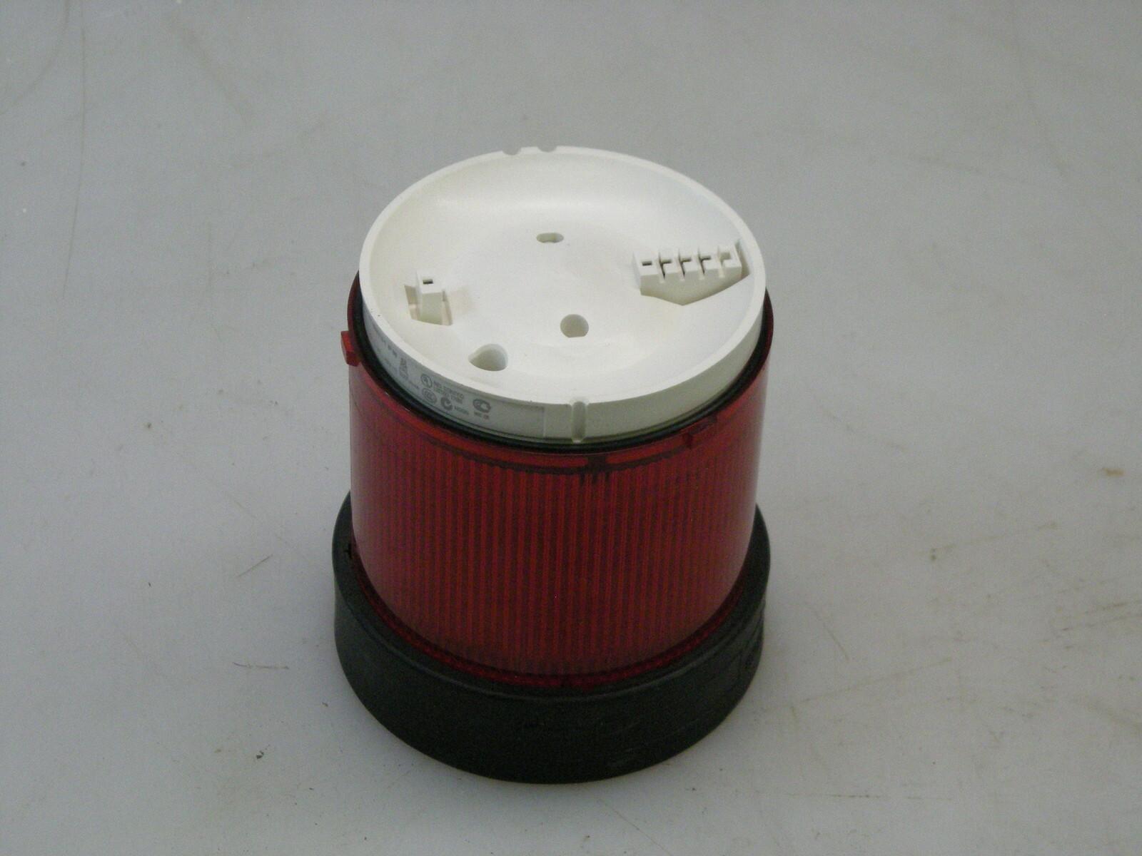 Indicator bank, Harmony XVB, illuminated unit, plastic, red, 70mm, flashing, for bulb or LED, 24V AC, 24...48V DC