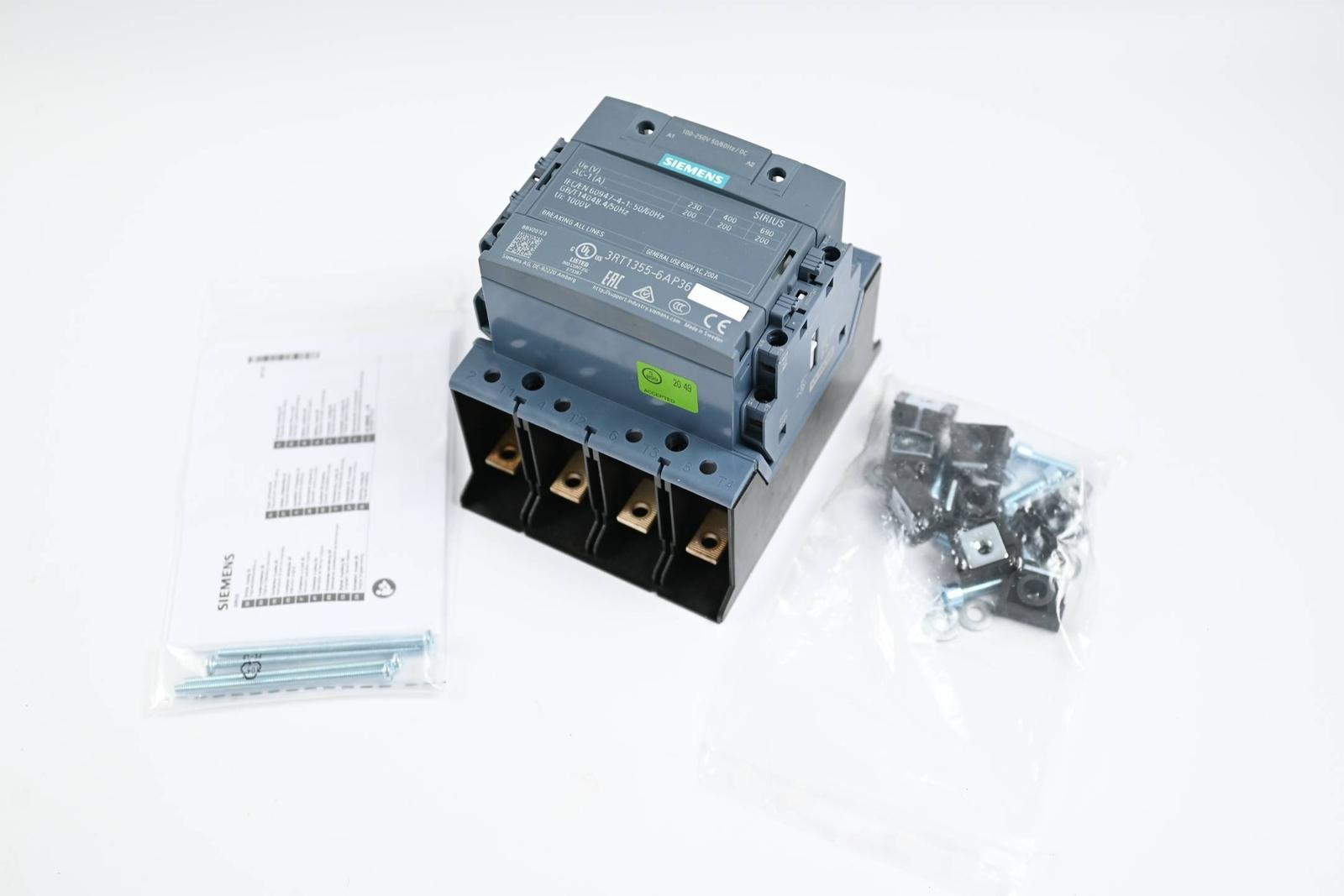 Schuetz.4pol. AC1 200A 100-250VAC/DC