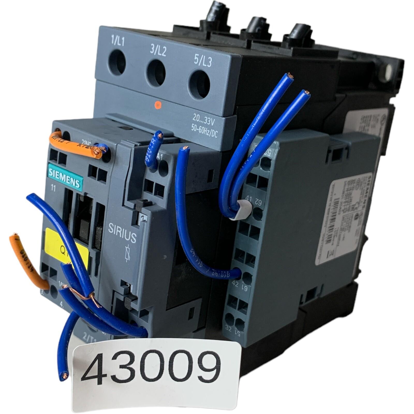 CONTACTOR S2 50A 20-33VUC SPRING 1NO/1NC