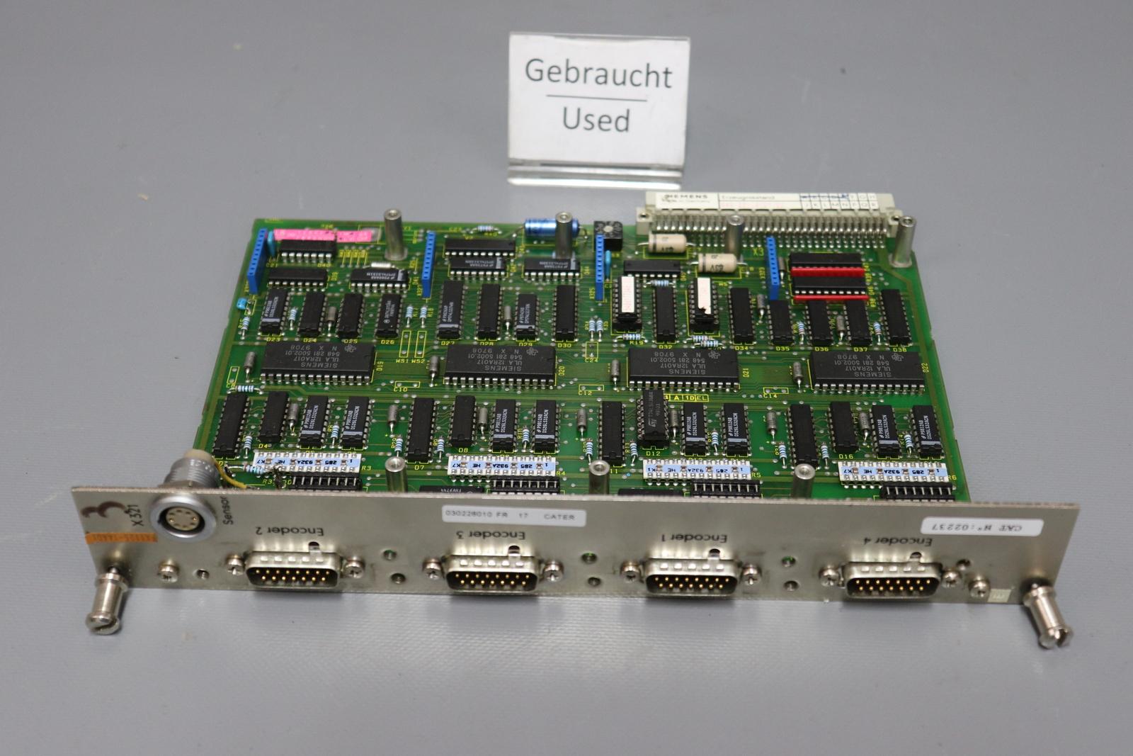 6FX1 125-1AA01 E-Stand: 6FX11251AA01 Steuerbaugruppe Usé