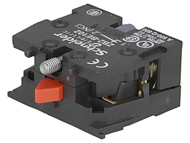 Harmony, 22mm Push Button, add on contact block, 1 NC, screw clamp terminal