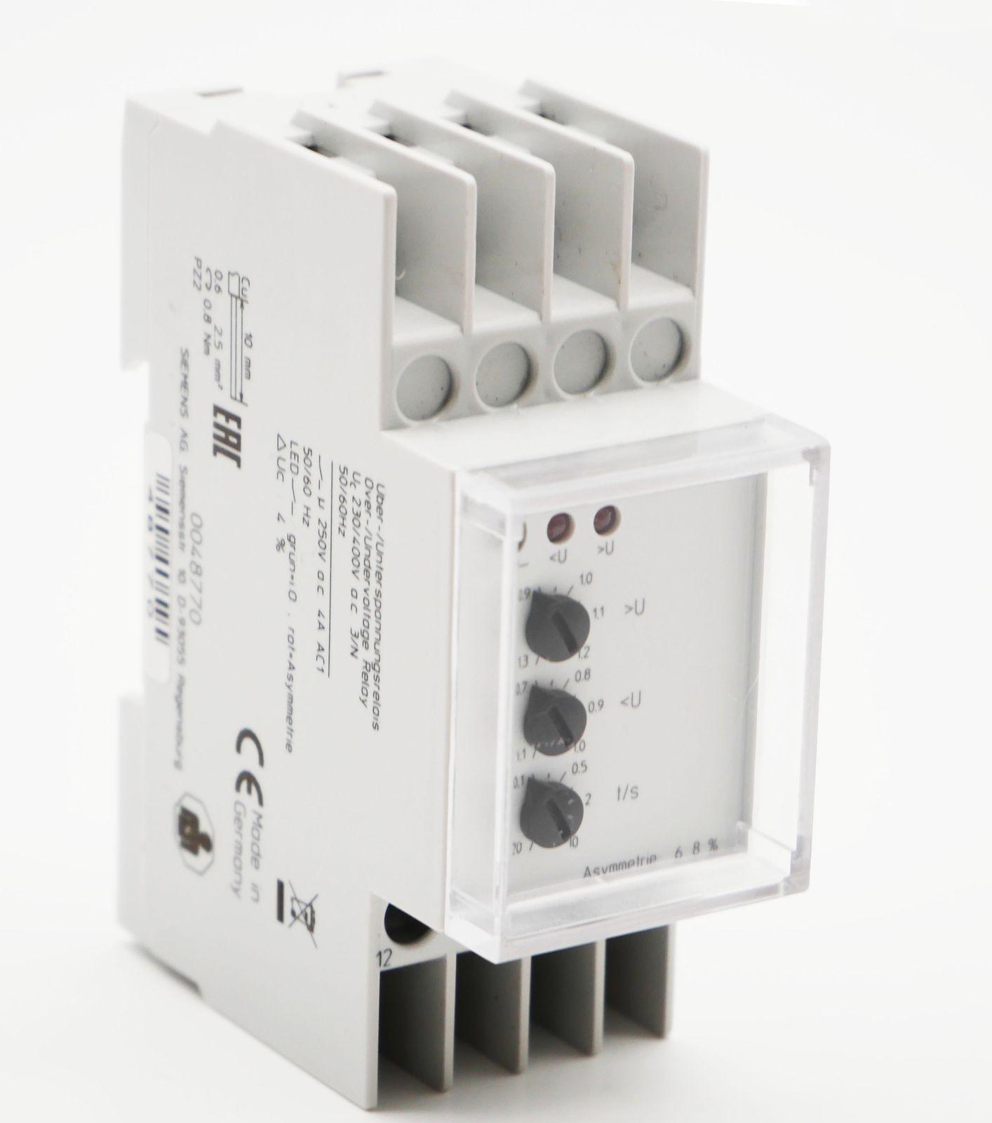 VOLTAGE RELAY, N-TYPE, 230/400V, 2CO