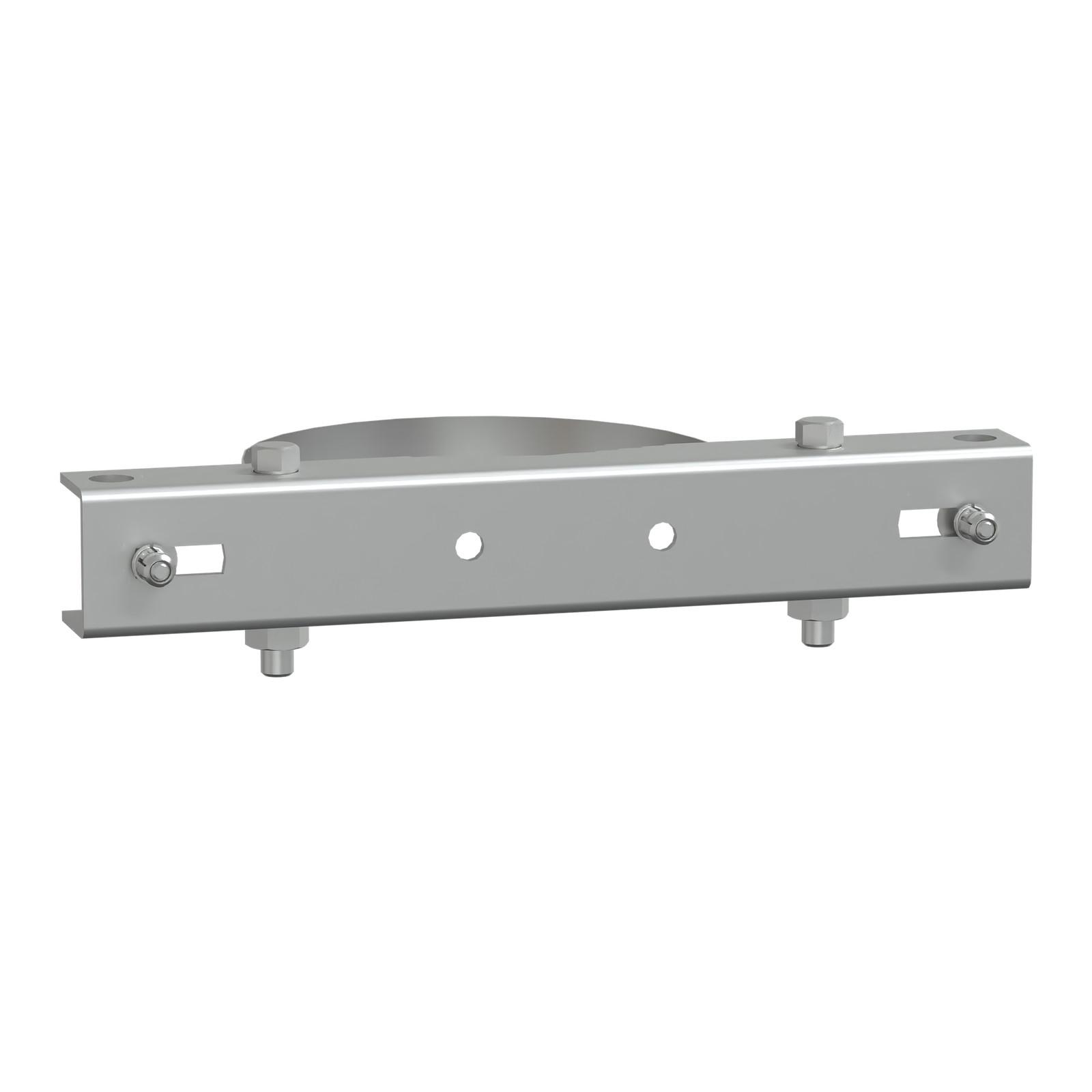 Post fixing device WM Spacial, length 300. For post max 675. Max. Load:100kg.