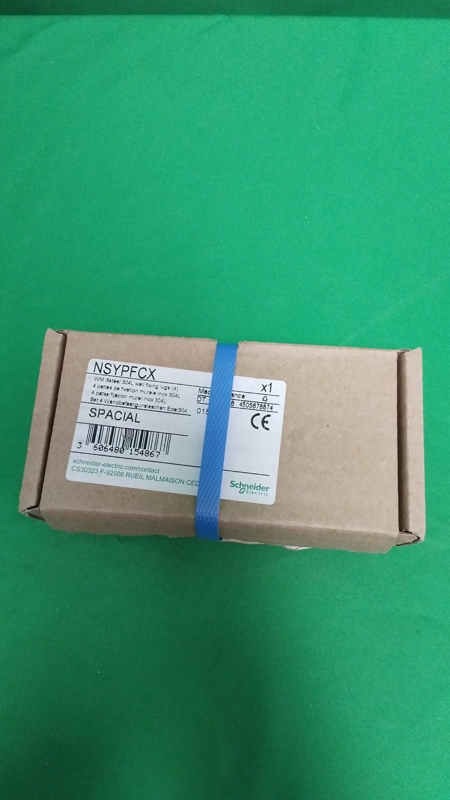 4 wall fixing brackets in stainless steel AISI 304 for Spacial S3X