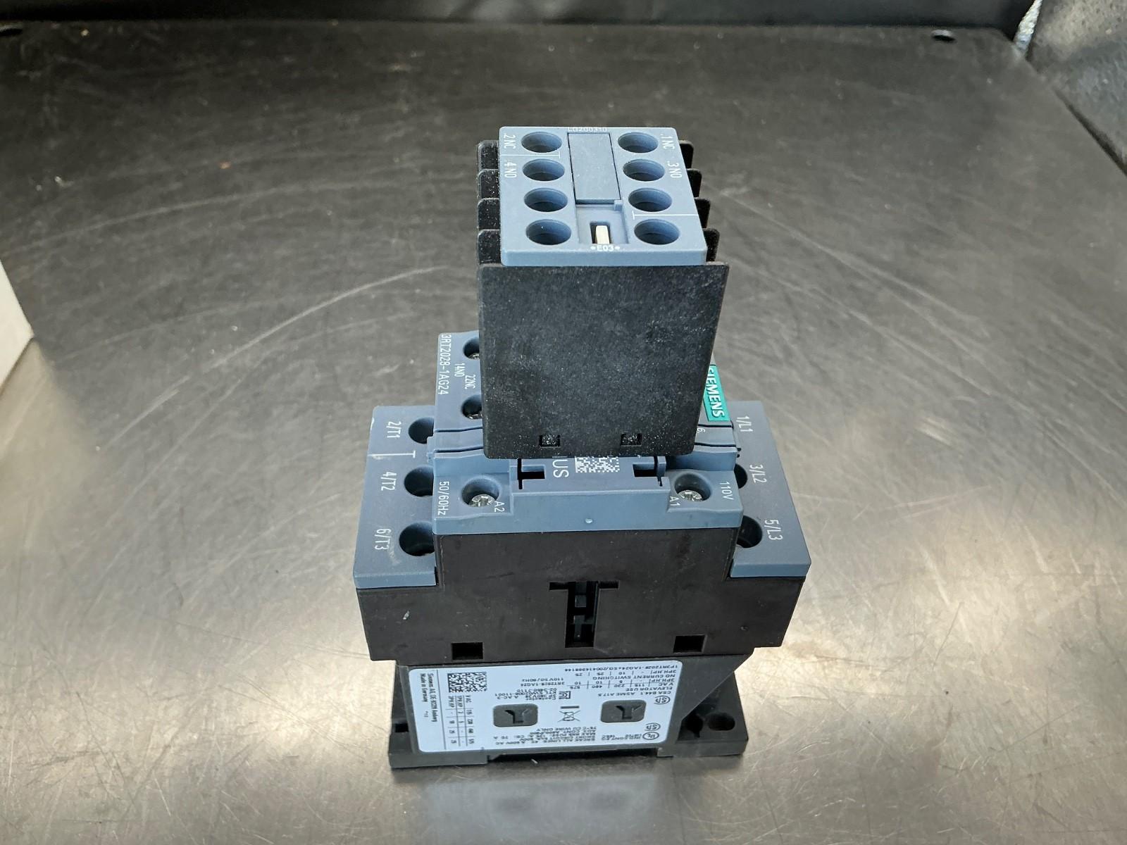 CONTACTOR S0 38A 110VAC 2NO/2NC SCRW