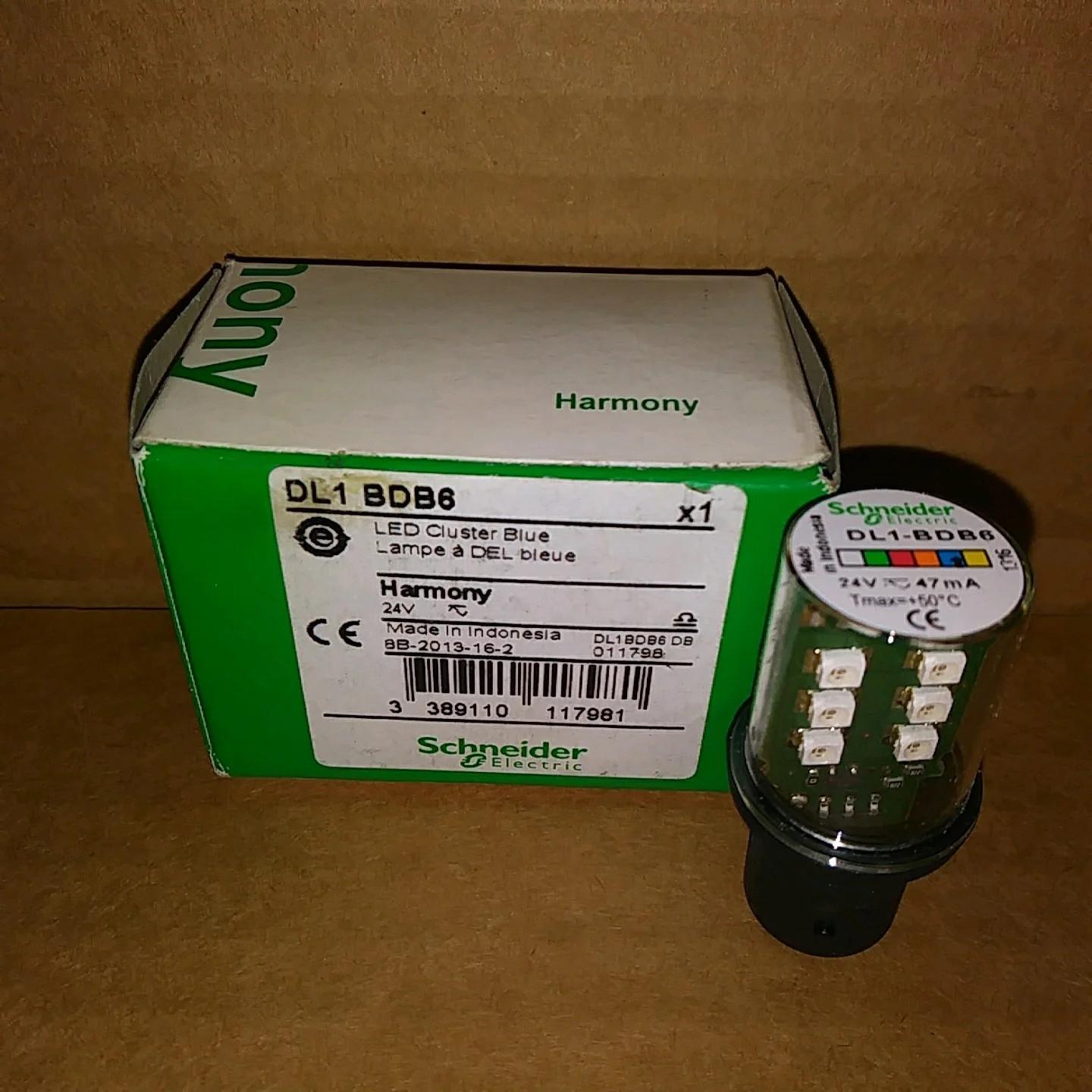 LED bulb, Harmony XVB, BA 15d, blue, steady light, 24V AC/DC