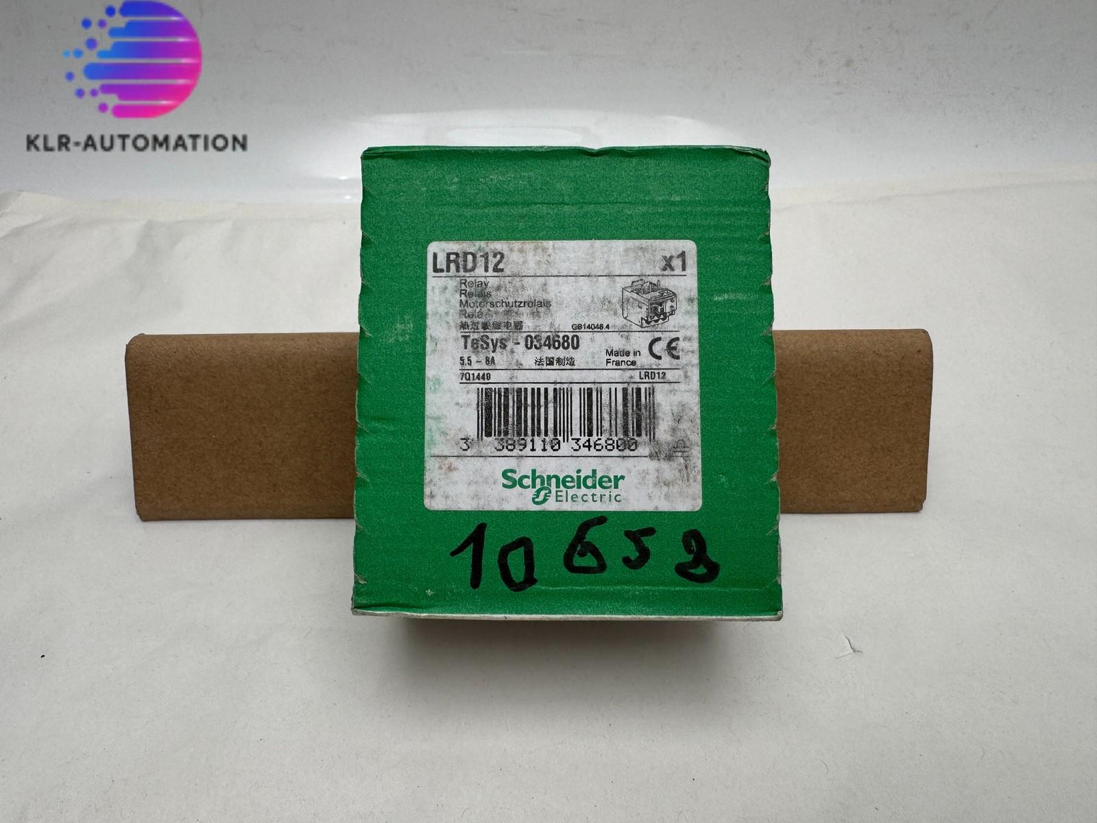 TeSys Deca, thermal overload relay, 5.5 to 8 A, class 10A