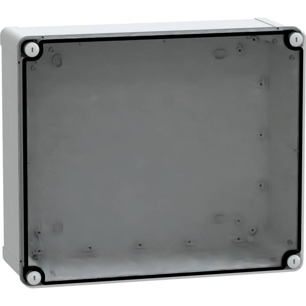 ABS box IP66 IK07 RAL7035 Int.H325W275D120 Ext.H341W291D128 Transp.cover H20