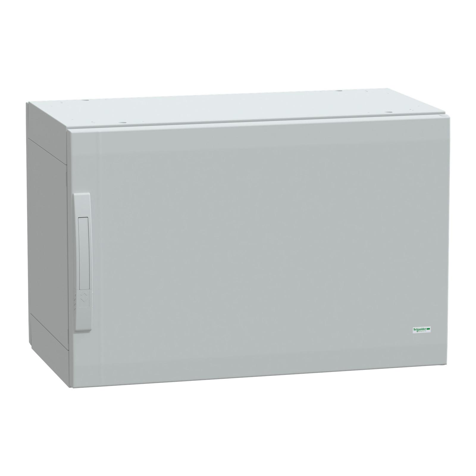Floor standing polyester enclosure, Thalassa PLA, plain door, completely sealed, 500x750x420mm, IP65, IK10