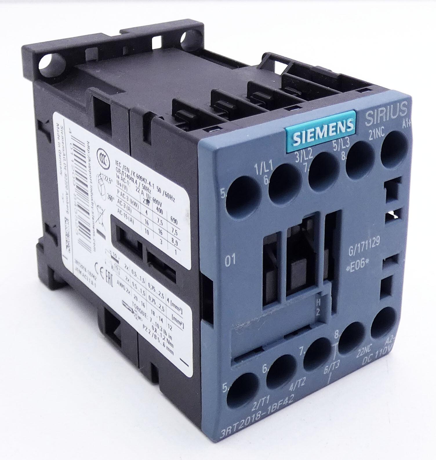 CONTACTOR S00 16A 110VDC 1NC SCRW