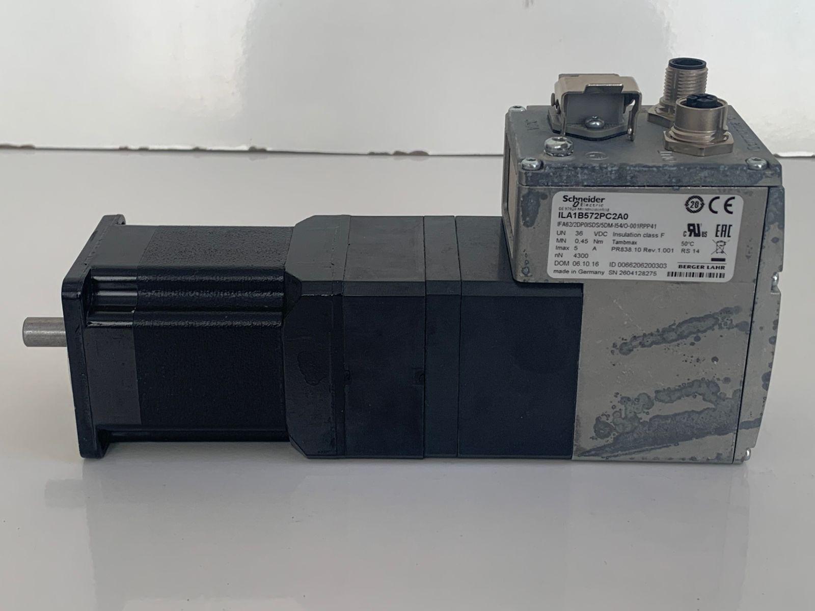 integrated drive ILA with servo motor - 24..36 V - Profibus DP - indus connector