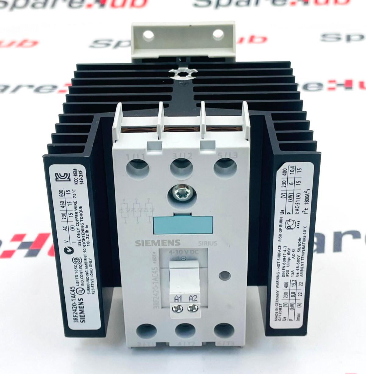 SS CONT, 20A, 48-600V, 3P, 4-30VDC, ZP, SCREW