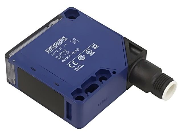 Photoelectric sensors XU, XUK, reflex, Sn 7 m, 12...24 VDC, M12