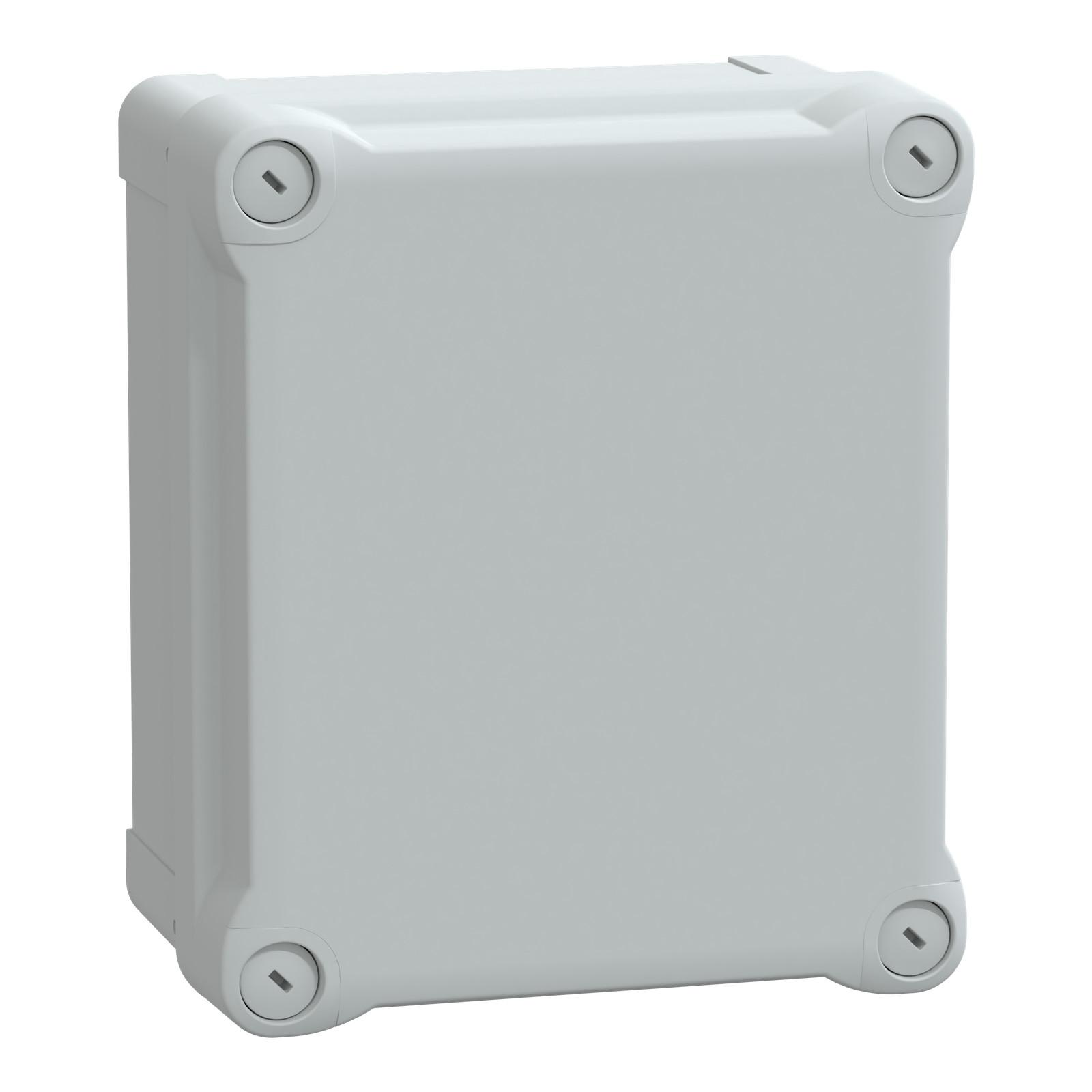 PC box IP66 IK08 RAL7035 Int.H175W150D100 Ext.H193W164D105 opaque PC cover H40