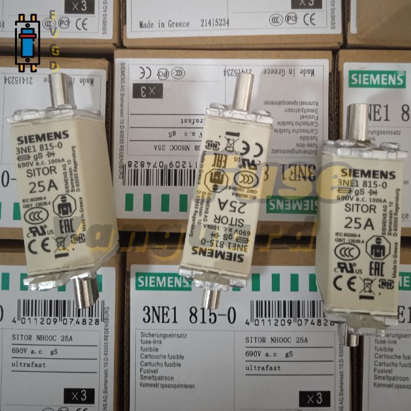 FUSE-LINK SITOR 25A, AC690V (GR.000)