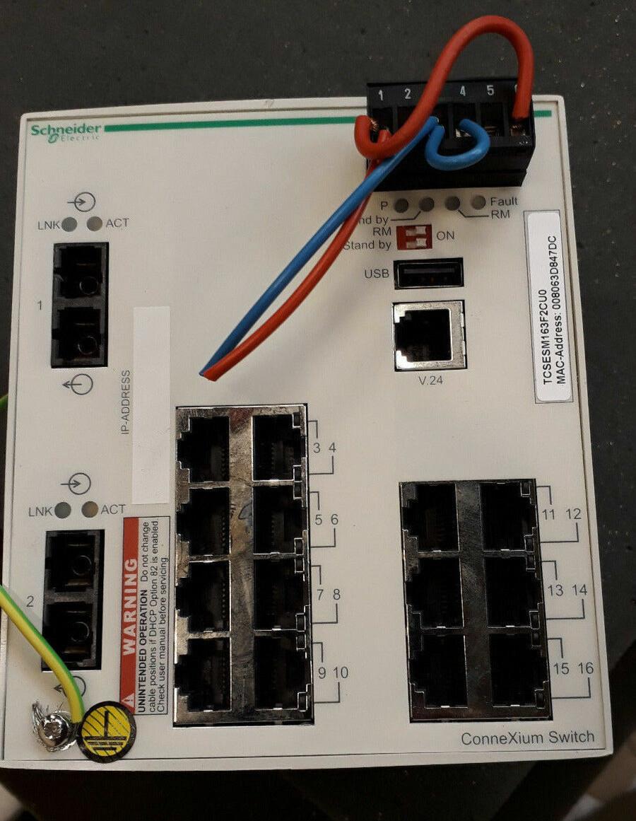 TCSESM163F2CU0 switch ethernet 163F2CU0