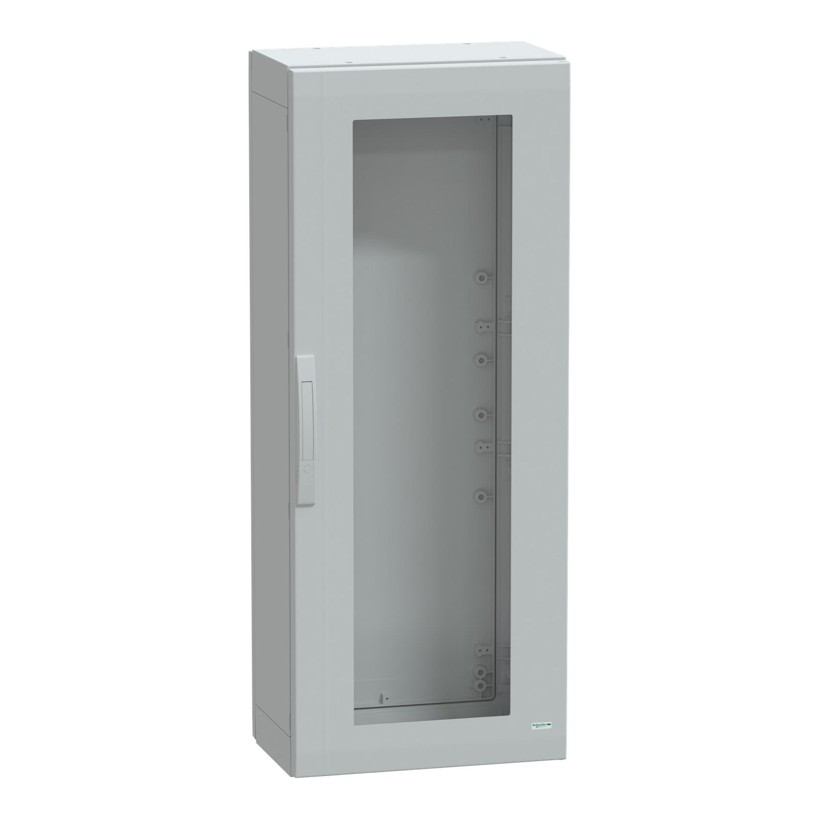 Floor standing polyester enclosure, Thalassa PLA, glazed door, completely sealed, 1250x500x320mm, IP65, IK08
