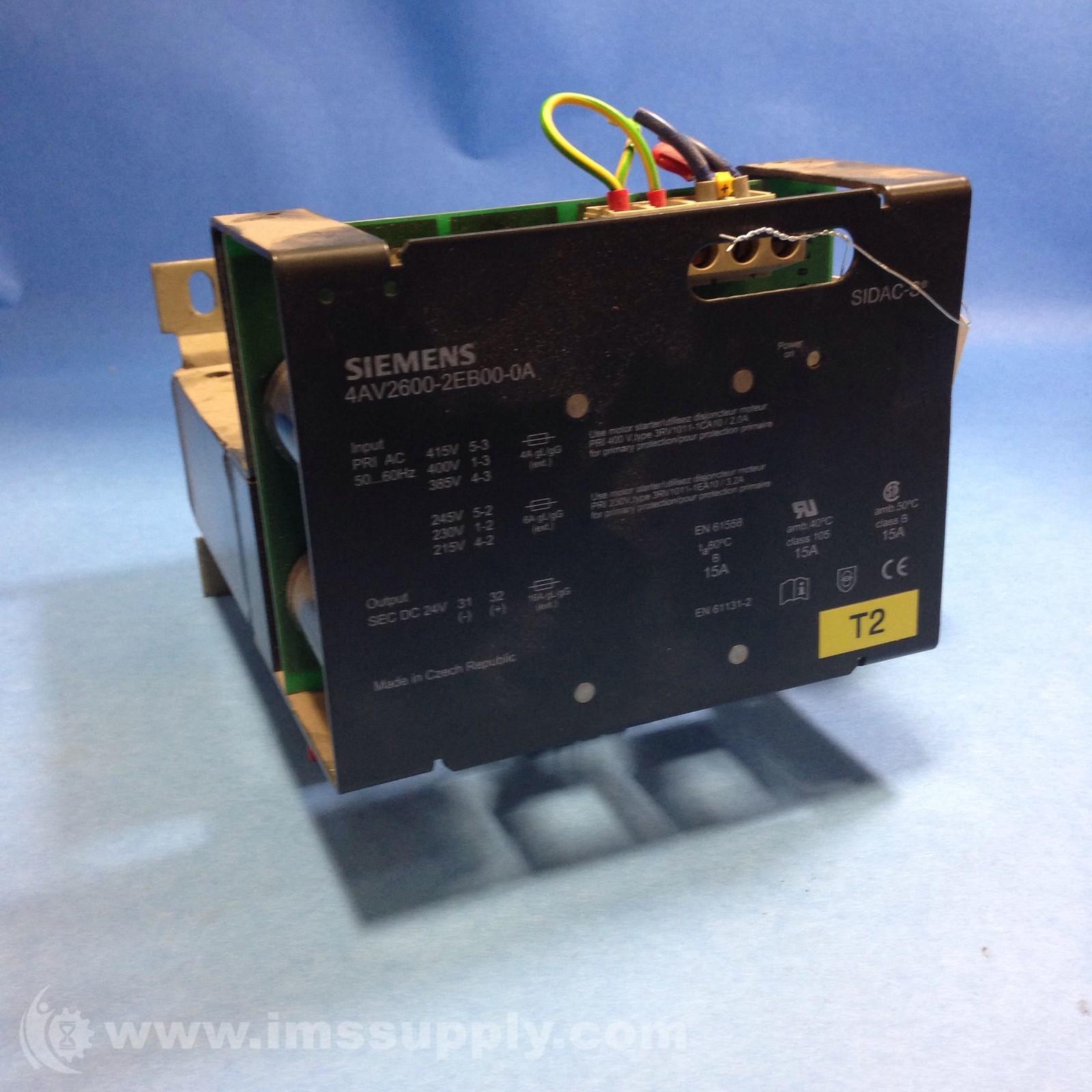 PWR SY, 1PH, PRI 400-230, SEC DC24V/15A
